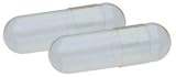 Empty Gelatin Capsules, 1000 capsules, '00' size