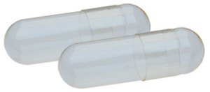 Empty Gelatin Capsules, 1000 capsules, '00' size