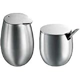 Bodum - K1305-57 - Bodum Columbia Set - Set Sucrier / Crémier - Inox Satiné