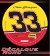 Clint Bowyer 33 Cheerios Round Vinyl Decal