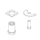 Delta Faucet Company RP32638 Thick Deck Installation Kit for Faucet 190