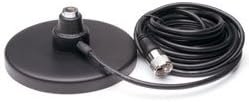 Solarcon 5 Magnet Mount CB Antenna Base With Coax Cable Black - Solarcon MAG-518