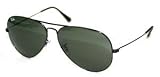 Ray Ban Sunglasses Large Metal II Black(62)