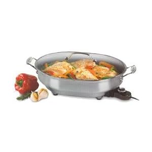 Cuisinart CSK-200 2000-Watt Nonstick Oval Electric Skillet