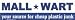 Mall Wart - your source for cheap plastic junk bumper sticker