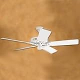 Hunter Ceiling Fans 23856WH Original Classic 52 Fan - White Cast Iron Indoor Fan 52