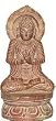 Stone Carving Religious Statue of Lord Buddha 2 x 2 x 4.5 inches (sos401)