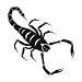 Scorpion Temporary Tattoo 2x2