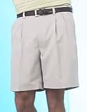 Izod Pleated Microfiber Shorts