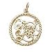 Thank You Charm - 14K Yellow Gold