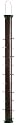 Droll Yankees CJTHM36G  36 Inch Green 20 Port Thistle Seed Feeder for Finches
