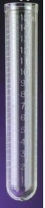 SEOH 17 x 100mm 14mL Multi Purpose Test Tubes Polystyrene Round Bottom Graduated 1...