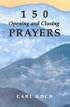 150 Opening and Closing Prayers