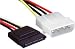 Electronics : Cables to Go - Power cable - 4 pin internal power (M) - 15 pin SATA power (F) - 6 in