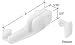 Sliding Shower Door Bottom Guide for Kinkead and Sterling Shower Doors - Package