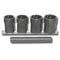 1/2 In Dr Locking Lugnut Twist Socket Removal Kit - 5-Pc