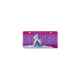 Elvis Presley License Plate BLU SUEDE SHOES