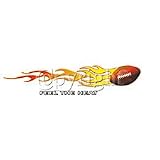 Feel The Heat-Football Womens Scoop Neck T-Shirt