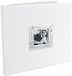 MBI Expressions Postbound Album 12-Inch by 12-Inch, Wedding-White