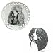 Bernese Mountain Dog Heart Shaped Plate, Porcelain by Rosalinde (8' diameter)
