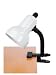 Adjustable Student Clip-On Desk Lamp- White