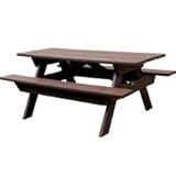 Eagle One 8 foot All Greenwood Picnic Table 