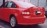 IMAGE OF Volvo S40 Spoiler: 05-10 Factory Rear Wing Unpainted Primer