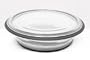 FoldTuk 6 Cup Round Collapsible Bakeware and Storage Container, Black