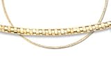 14KT Yellow Gold Choker Omega Necklace