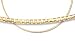 14KT Yellow Gold Choker Omega Necklace