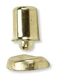 Battalion 1VZX1 Bullet Catch, Brass, 1/2 Hx3/8 D