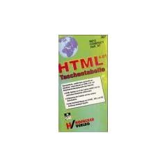 HTML 4.01 Taschentabelle, m. Diskette (3 1/2 Zoll)