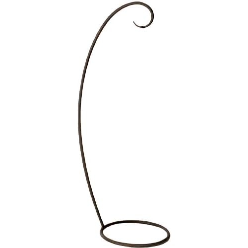 HomArt Taipei Lantern Table Stand, Rust Decorative