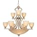 Thirteen-Light Chandelier