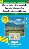 Carte de randonnée : Wetterstein, Karwendel, Seefeld, Leutasch, Garmisch Partenkirchen