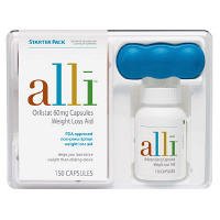 Alli Weight-Loss Aid, Orlistat 60mg Capsules, 150-Count Starter Pack under The Health and personal care Store