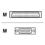 Cisco - Serial cable - DB-50 (M) - DB-15 (M) - 3 m - shielded