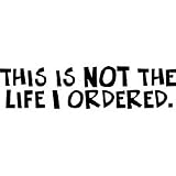Not The Life/Black Ink Adult T-Shirt