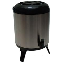 Axxentia 263258 Getr�nkespender, mit Ablaufhahn, inklusive Abtropfschale, Mantel aus Edelstahl, f�r warme und kalte Getr�nke, 7.50 Liter