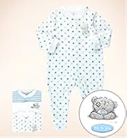 3 Pack Pure Cotton Tatty Teddy Sleepsuits