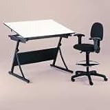 Safco(R) Planmaster Drafting Table Top, 3/4in.H x 60in.W x 37 1/2in.D, White