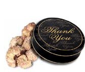 1 and 1 2 lb Bavarian Style Cinnamon Roasted Cashews Tin - Thank You by Catoctin Kettle Korn