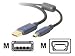 Belkin Blue Series PureAV USB A to Mini-B Cable 1.8m