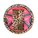 Animal Print Steering Wheel Cover and Shoulder Pad - Leopard