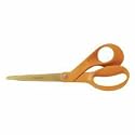 Scissors, Titanium Nitride, 8"Full, Orange Handle (FSK1271847797) Category: Childs Scissors