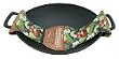 18 in Classic Grill Topper Wok, Cast Iron
