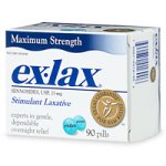 Ex-Lax Stimulant Laxative, Maximum Strength, 25 mg, 90-Count Boxes (Pack of 2)