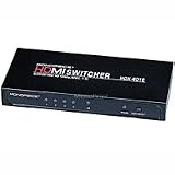 4X1 Enhanced 1.3b Certified HDMI Switch with built-in Equalizer and Remote (R...
