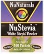 Stevia, White Powder 100 Pkts