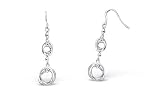 Dangling Orbit Balls Earrings Sterling Silver